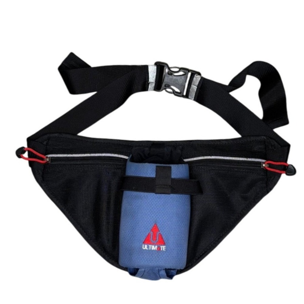 Ultimate Direction Solo Running Belt Fanny Pack Padded Water Bottle Holder Black